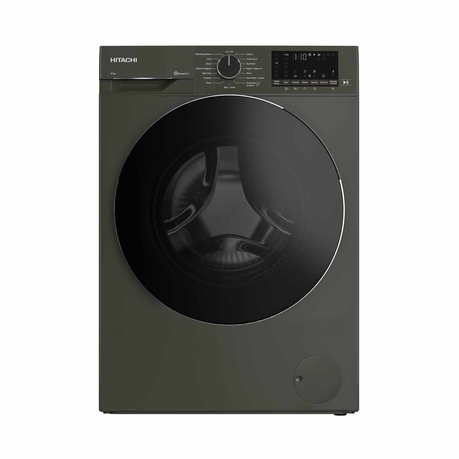 Hitachi Front Load Washing Machine 10Kg BD-100XFVEM Gray