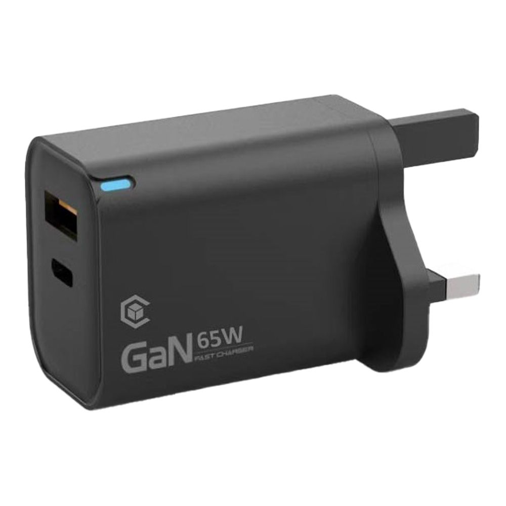Ibrit Wall Charger 65W 2 Ports C3PIN25 Black