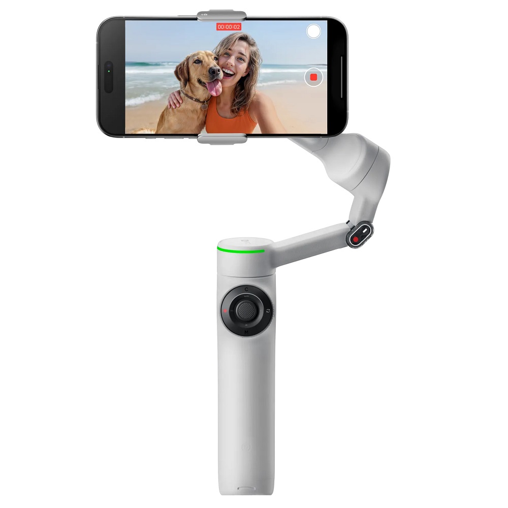 Insta 360 Flow 2 Pro AI Filmmaker Phone Gimbal White