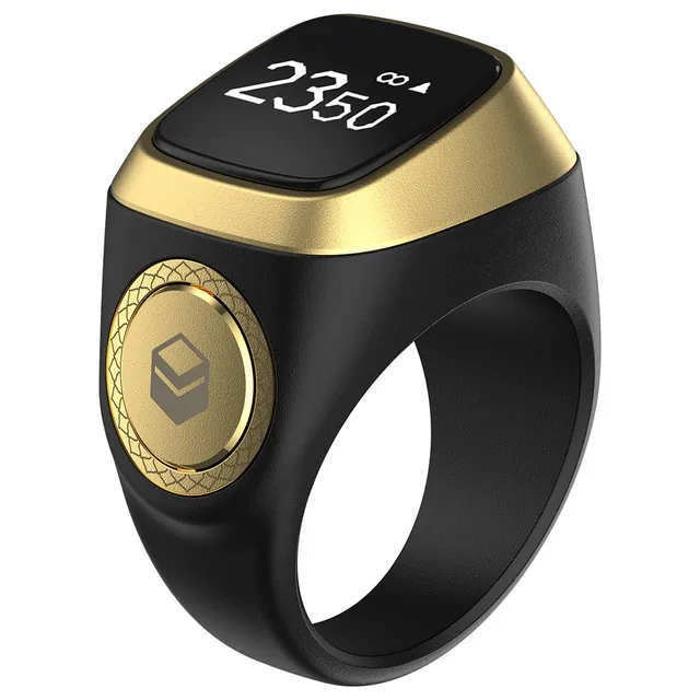 iQibla Zikr Ring Smart Tasbih Ring E01 Black