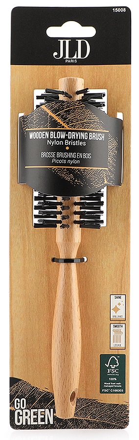 JLD Wood Blow Drying Brush 15008
