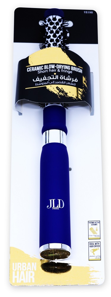 JLD Hair Brush Rounded & Small 15390 Blue