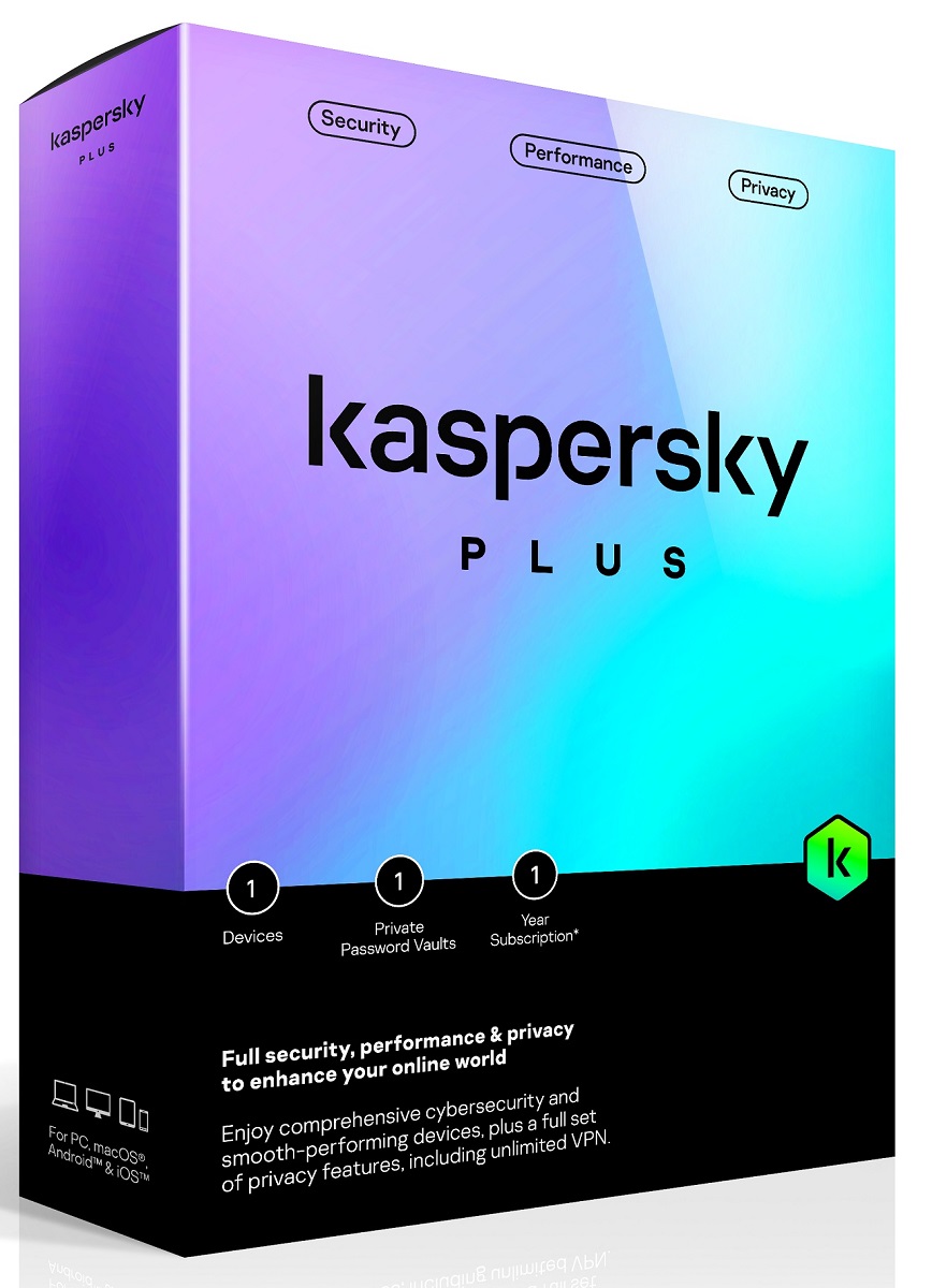 Kaspersky Plus Internet Security 1 Device 1 Year KS-PLUS1-01