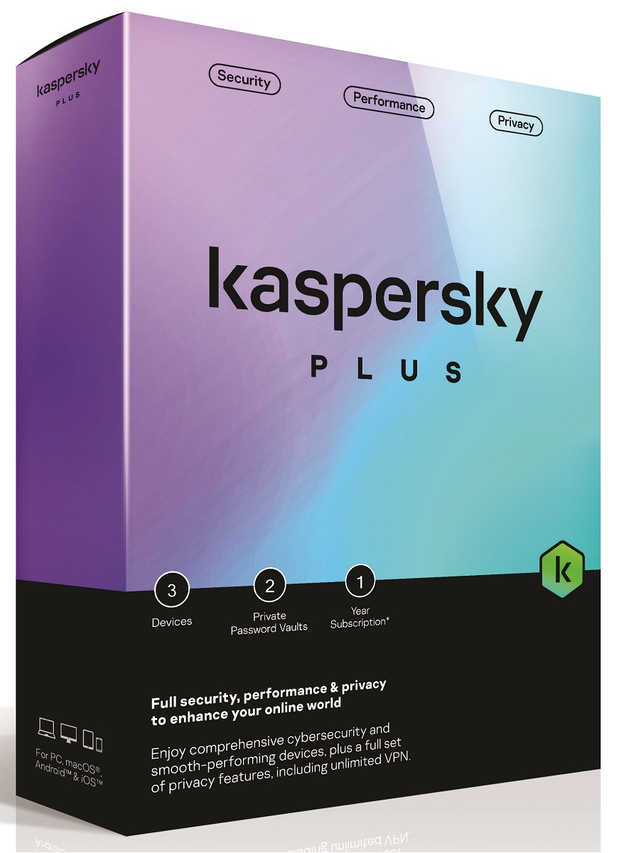 Kaspersky Plus Internet Security 3 Device 1 Year KS-PLUS3-01