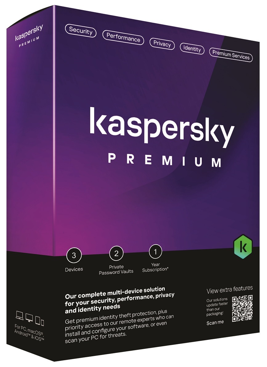 Kaspersky Premium Total Security 3 Device 1 Year KS-PREM3-01