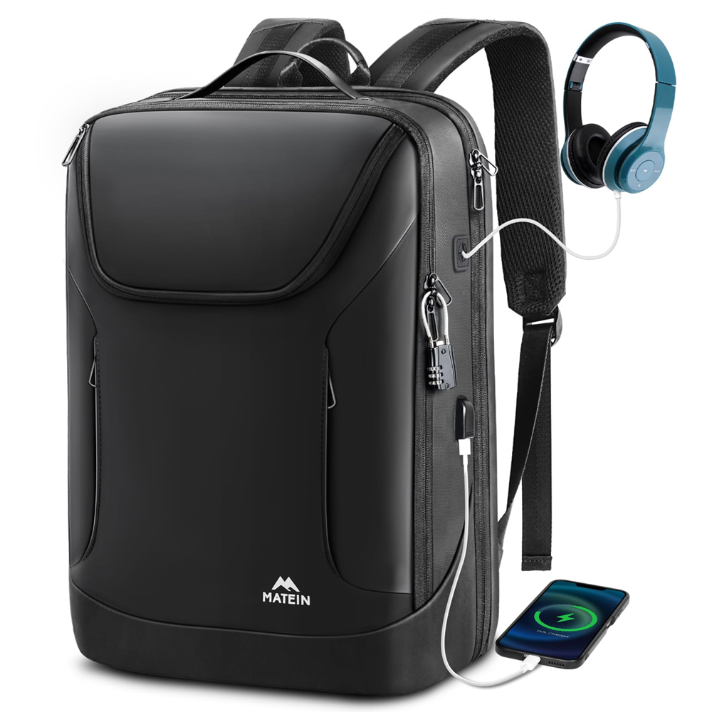 Matein 17 inch Backpack Laptop Bag 172200BLK Black