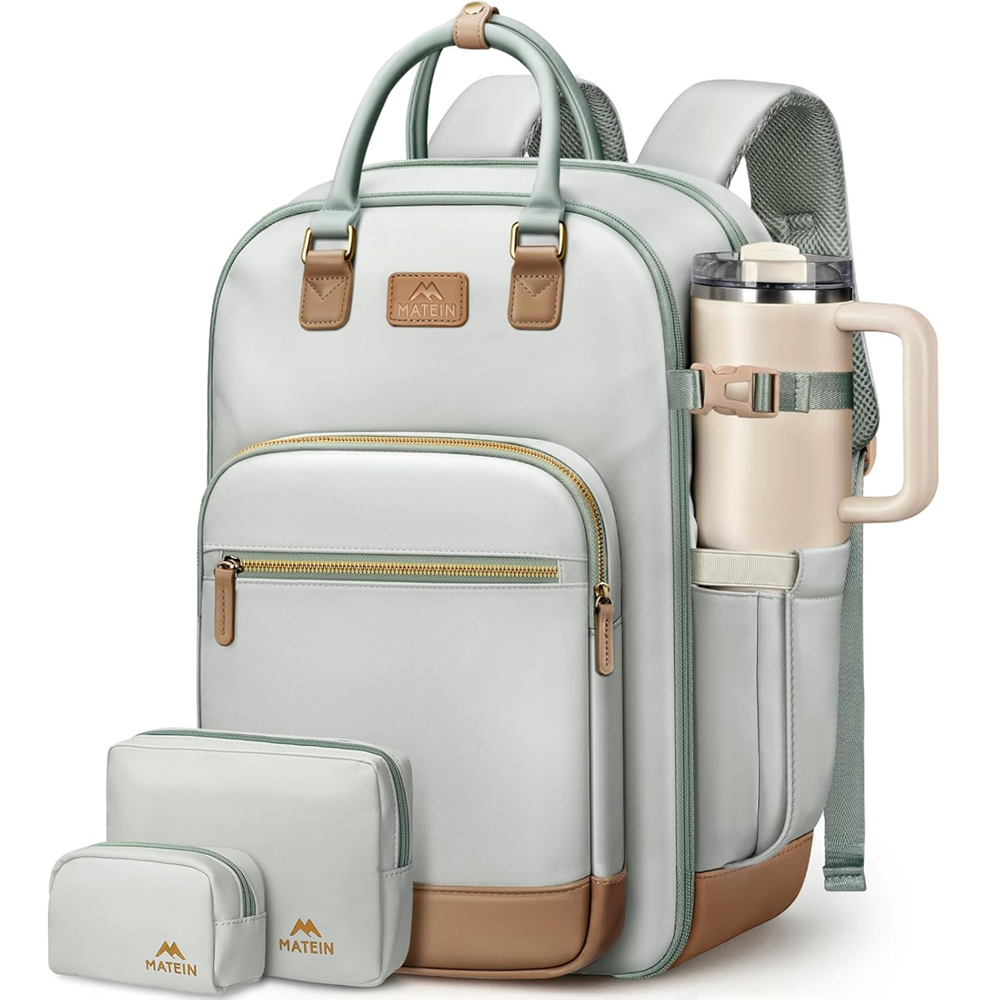 Matein 15.6 inch Travel & Laptop Backpack 676000GGB Green