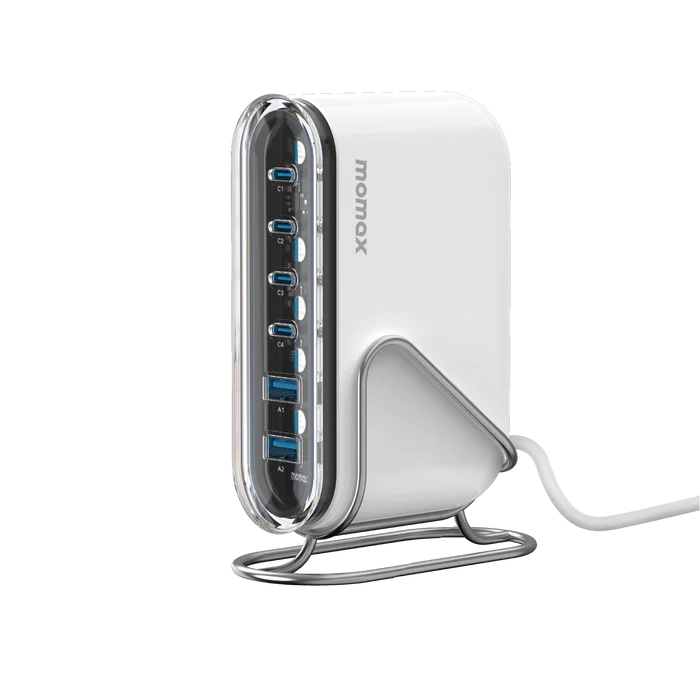Momax 1-Charge Flow+ Desktop GaN Charger 6 Ports 120W