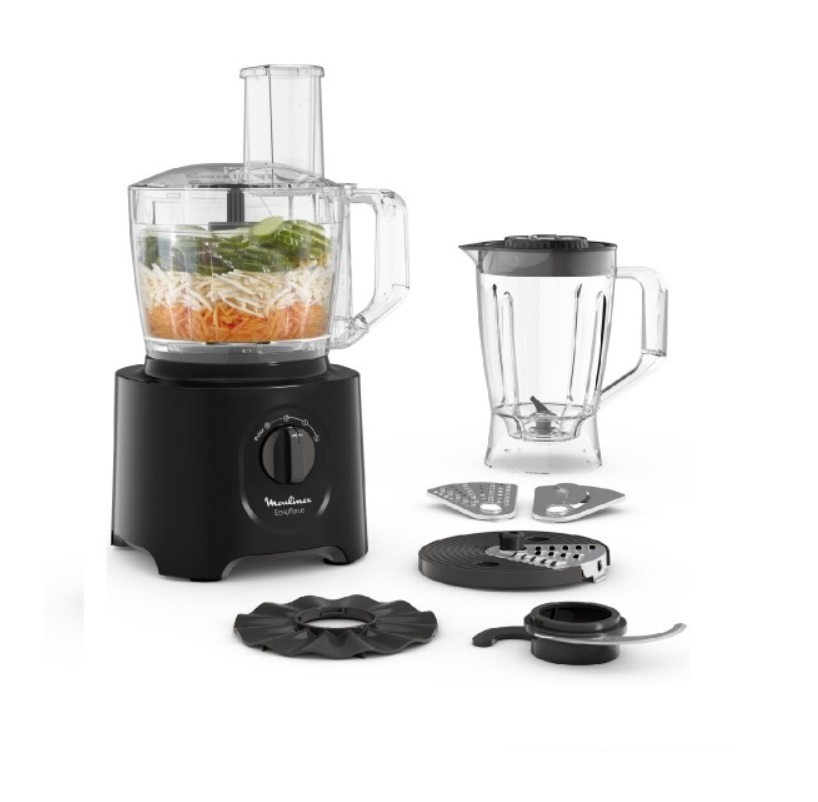 Moulinex Easy Force Food Processor 800W FP247827 Black