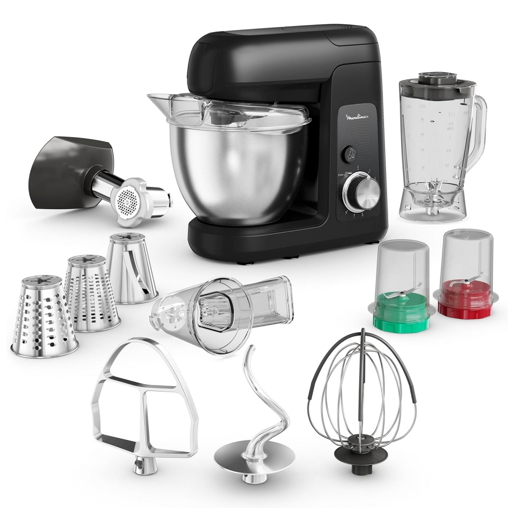 Moulinex Bake Partner Dough Mixer 1100W QA525827 Black