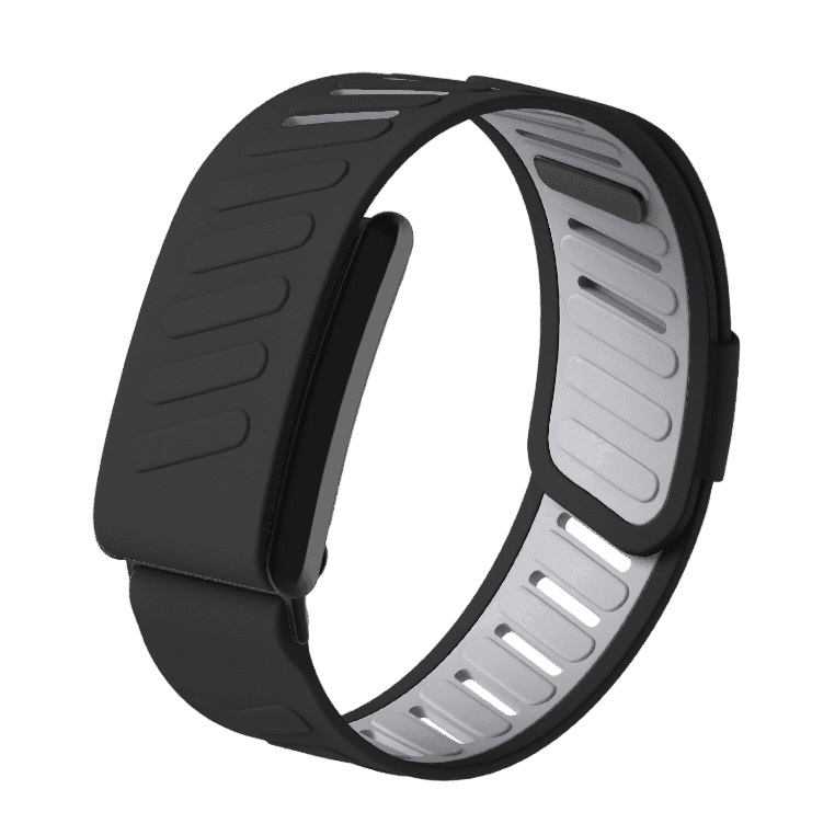 Moxedo Flow Fit Whoop 5 Band Silicone Wrist Strap Black/Gry