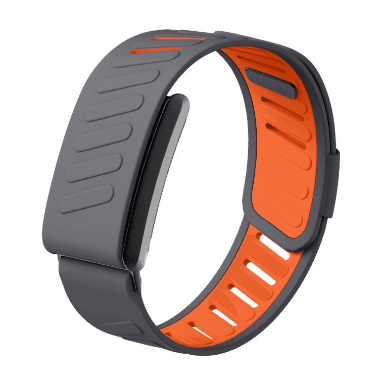 Moxedo Flow Fit Whoop 5 Band Silicone Wrist Strap Gry/Orang