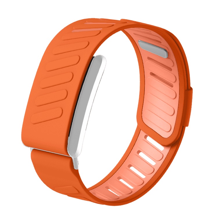 Moxedo Flow Fit Whoop 5.0 Band Silicone Wrist Strap Orange
