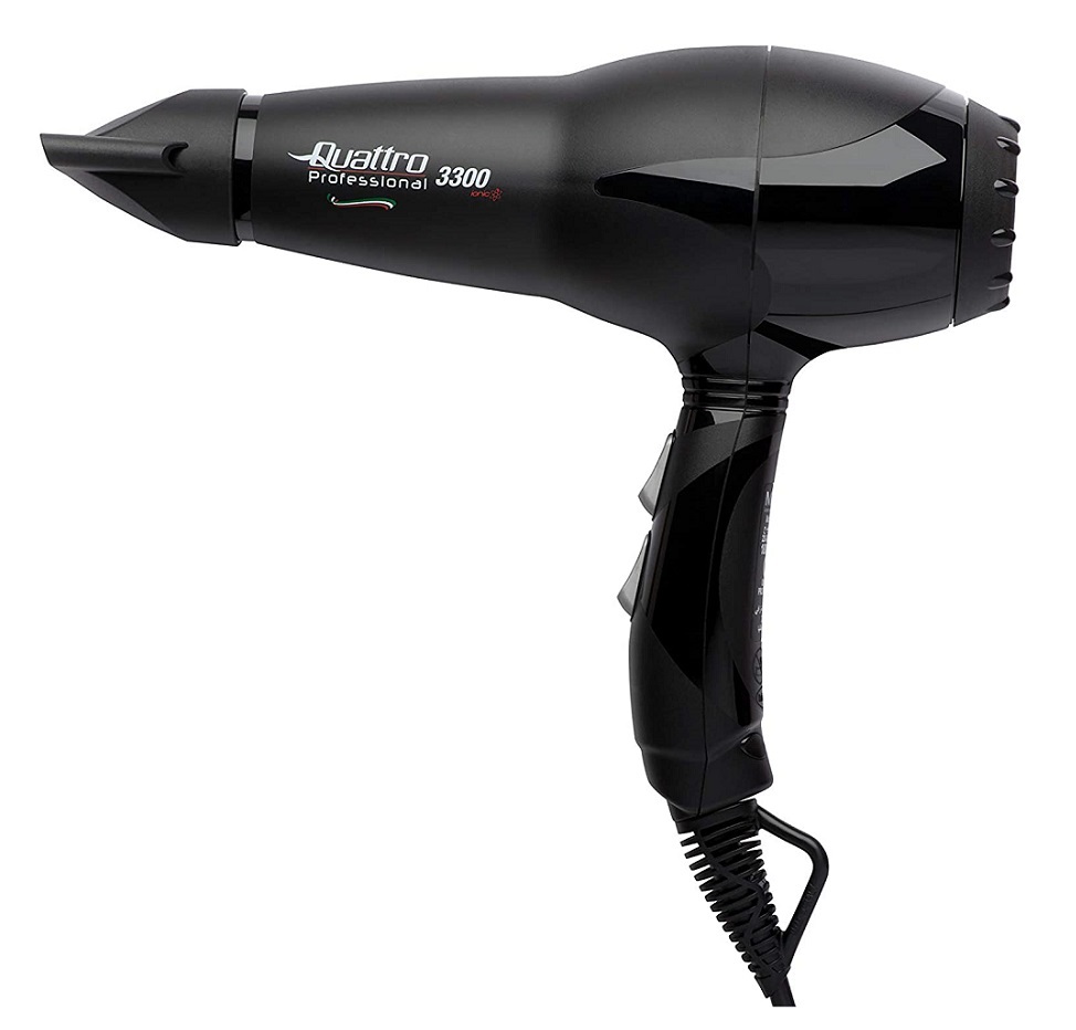 QUATTRO HAIR DRYER 2200W 3300 IONIC BLACK