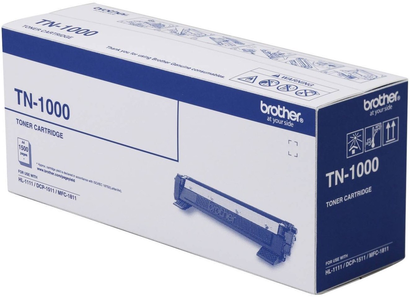 BROTHER PRINTER TONER TN1000 BLACK