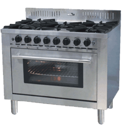 SUPER CHEF GAS COOKER 90 X 60 CM AWKW-3651S STEEL