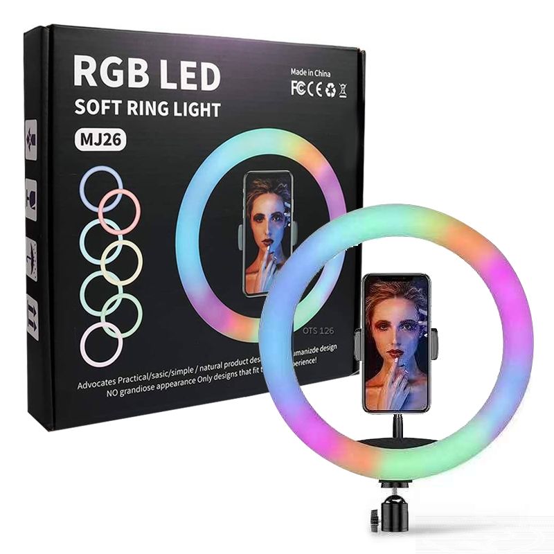 Ring Rgb Led Soft Ring Light Mj26