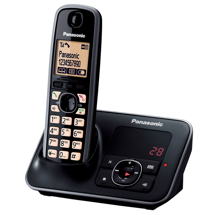 PANASONIC Cordless Phone KX-TG3721B Black