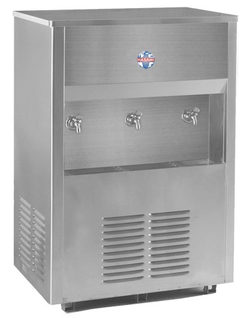 HASAWI WATER COOLER 3 TAPS 72 L/H WCG3AS STEEL