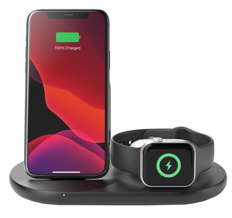 BELKIN 3 IN 1 WIRELESS CHARGING PAD 7.5W BKN-WIZ001MYB BLACK