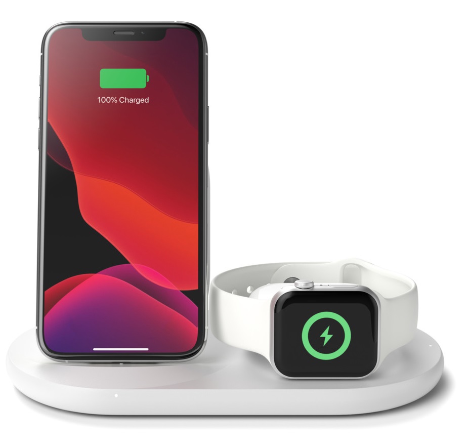 BELKIN 3 IN 1 WIRELESS CHARGING PAD 7.5W BKN-WIZ001MYW WHITE