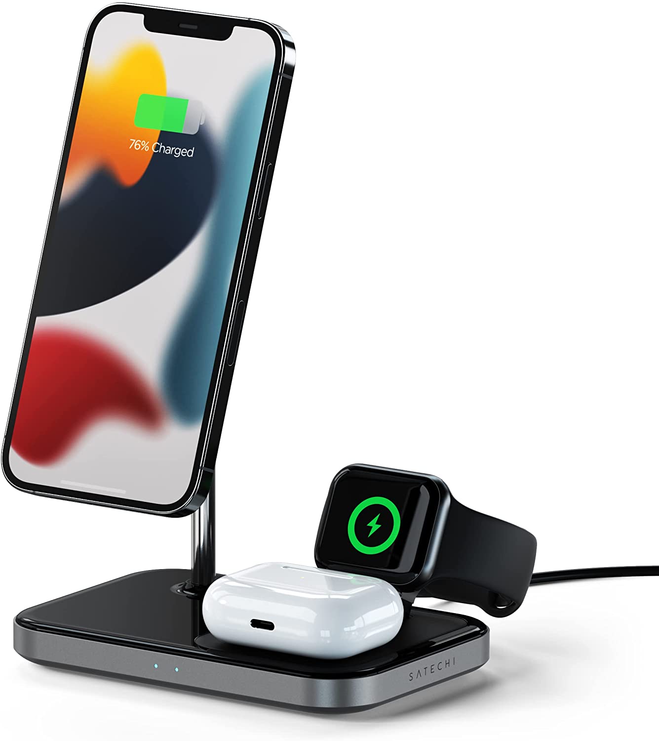 SATECHI MAGNETIC 3-IN-1 WIRELESS CHARGING STAND ST-WMCS3M