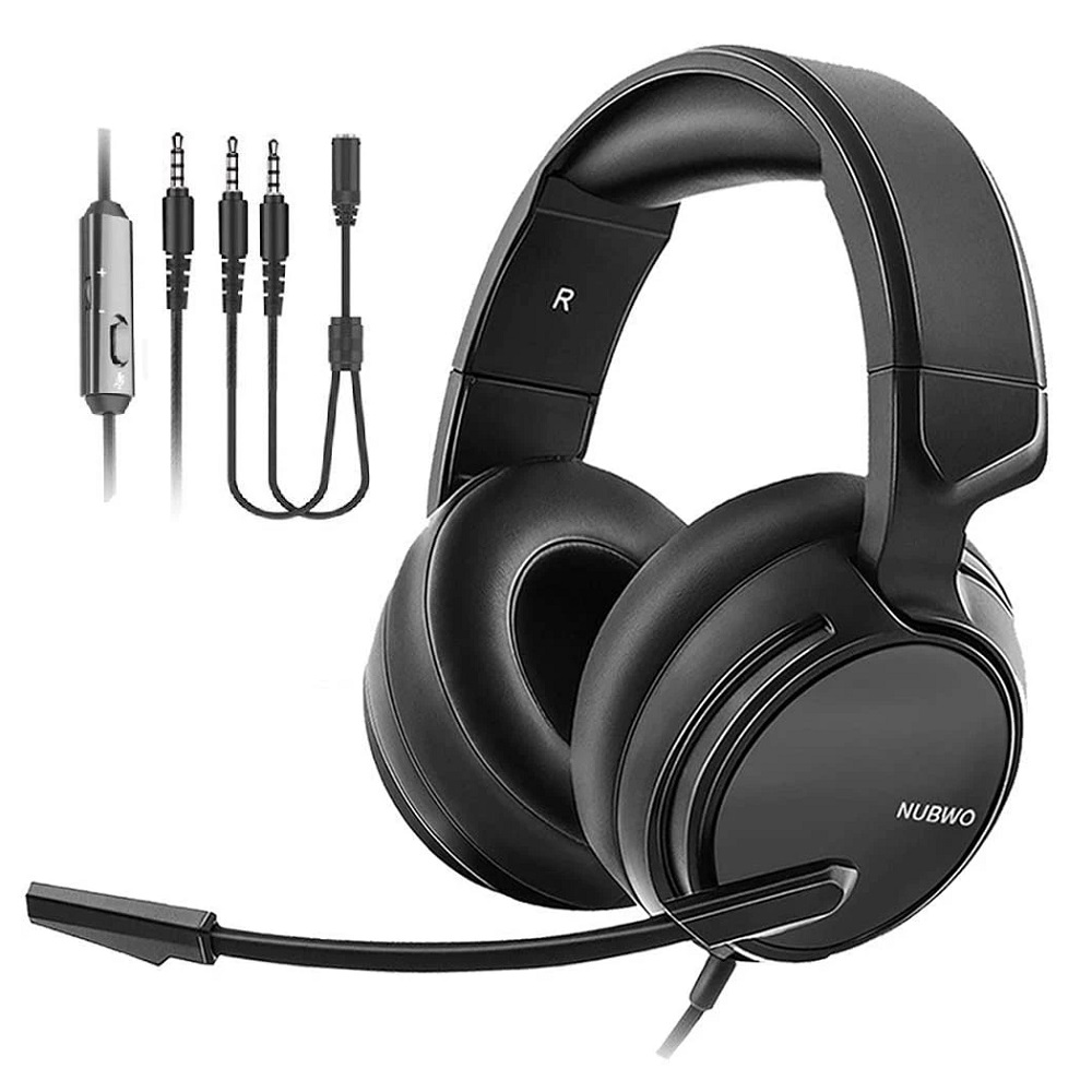 Nubwo Wired Gaming Headset Surround Stereo N12 Black
