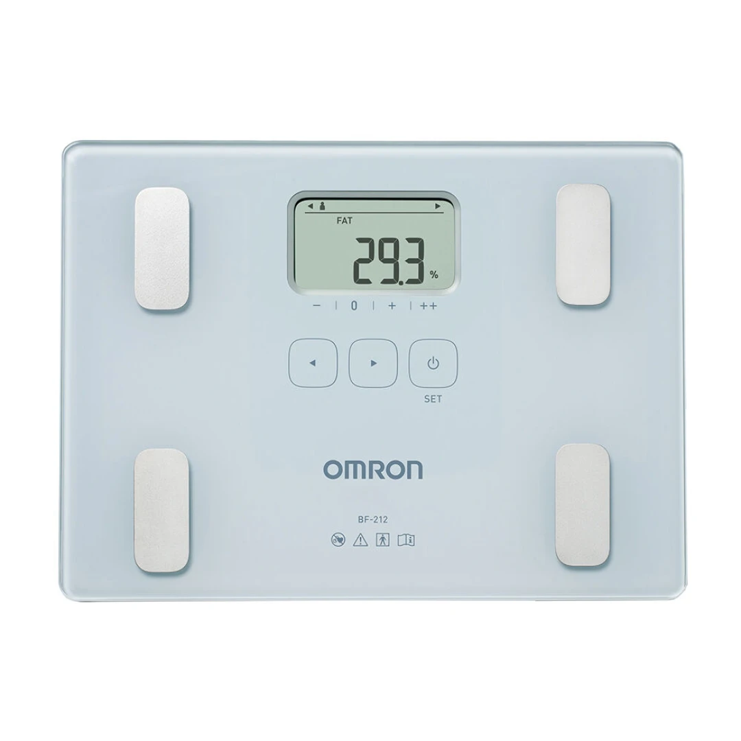 Omron Digital Body Scale 150Kg HBF-212EW Blue