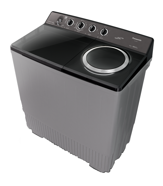 PANASONIC TWIN TUB WASHER 18KG NA-W18XG1BRU SILVER