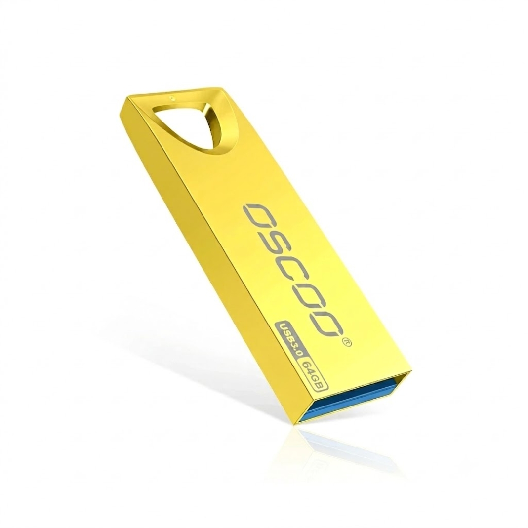 Oscoo USB Flash Drive 64GB K005 Gold