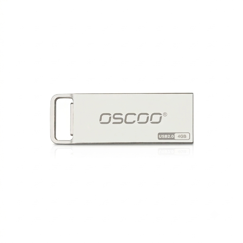 Oscoo USB Flash Drive 4GB R001 Silver