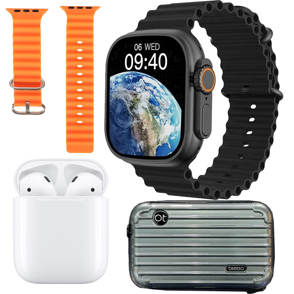 Oteeto Smart Watch + Earbuds TU96 SMART DUO Black