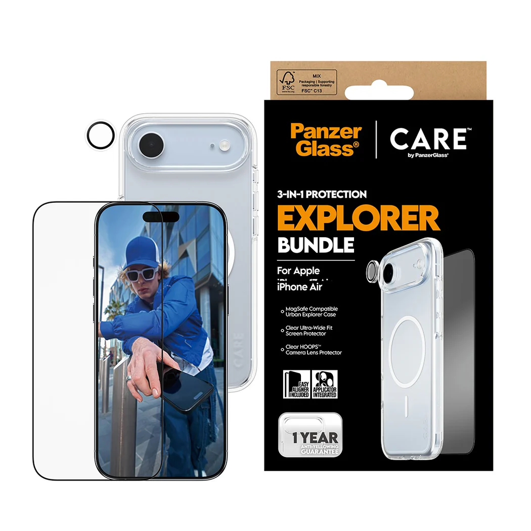 Panzerglass Flagship Explor Protection Bundle For iPhone Air