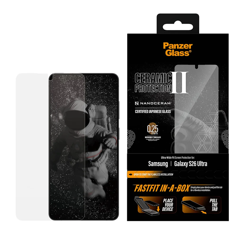PanzerGlass Ceramic Screen Protector For Galaxy S26 Ultra