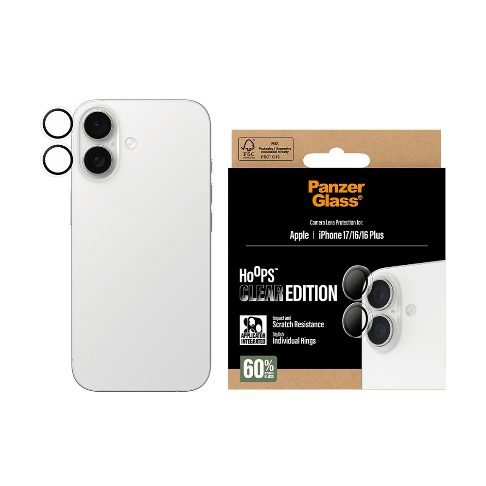 Panzerglass Hoops Lens Protector For iPhone 17 Clear Edition