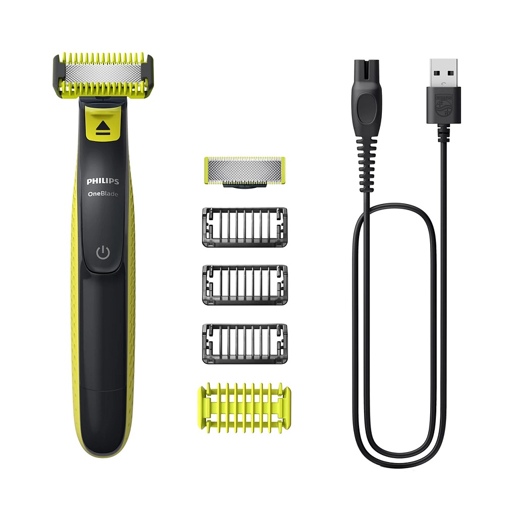 Philips OneBlade Face + Body Trimmer QP2824/10 Gray/Green