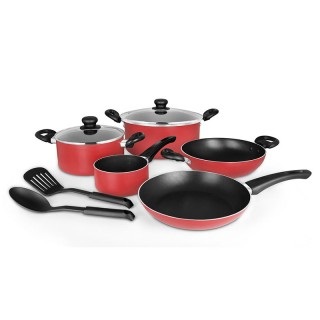 Pigeon Cooking Pots SAP-12800 (9pcs) Red