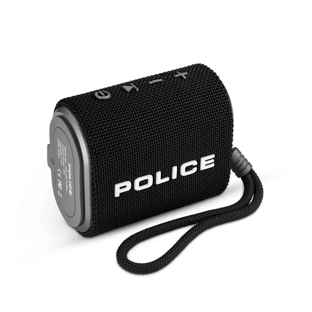 Police Mini Portable Speaker PEVCS0000101 Black