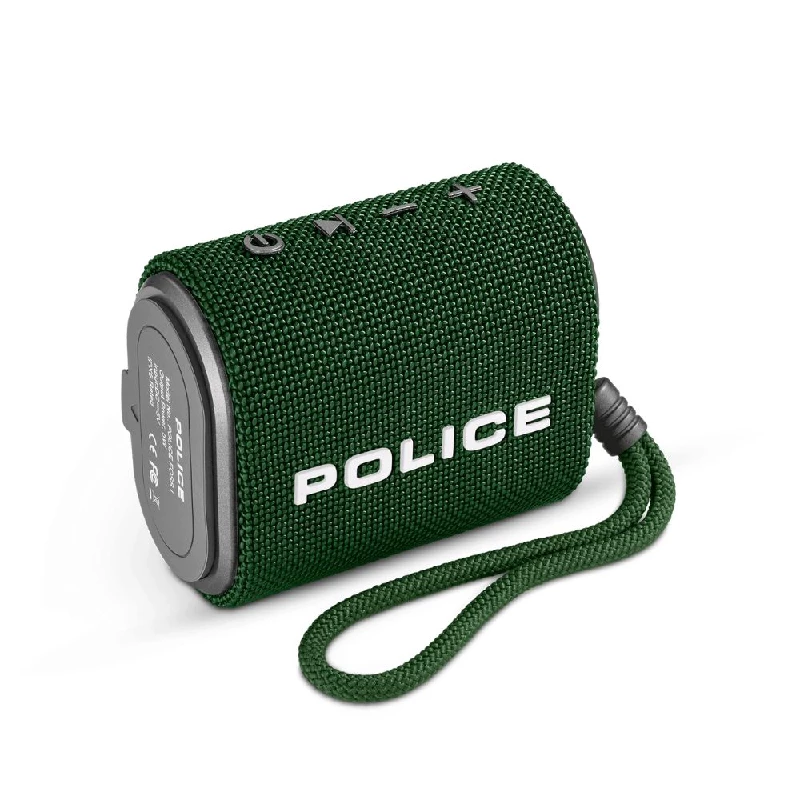 Police Mini Portable Speaker PEVCS0000103 Green
