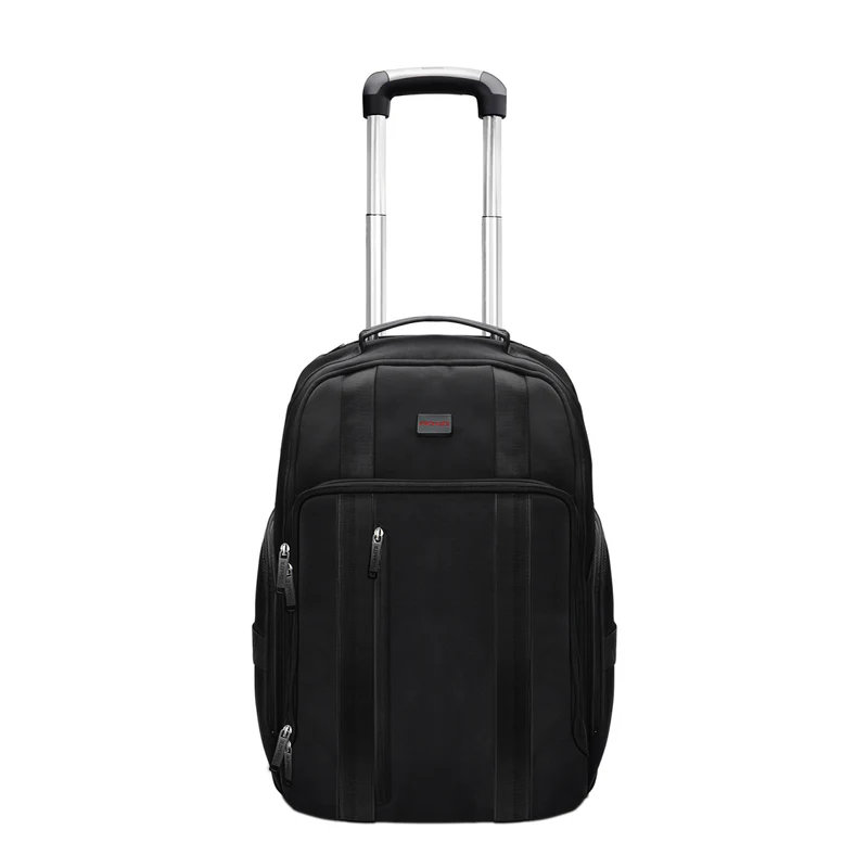 Promate CramPack-TR 5.6 Inch Laptop Trolley Bag Black