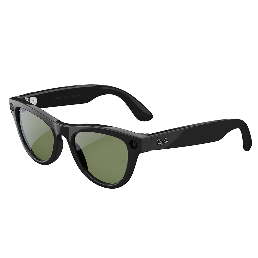 Ray-Ban Meta Skyler Smart Glasses GEN 1 Black Clear/Green