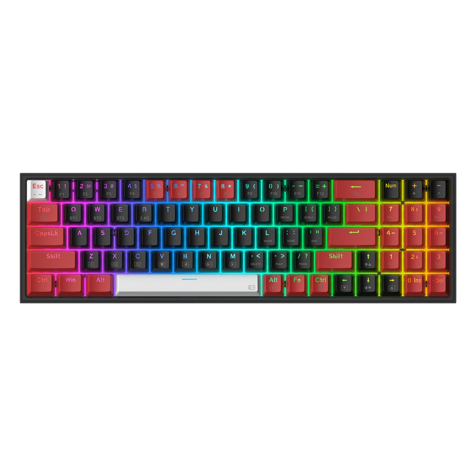 Redragon Pro Pollux RGB Wireless Gaming Keyboard K628RGB-PRO