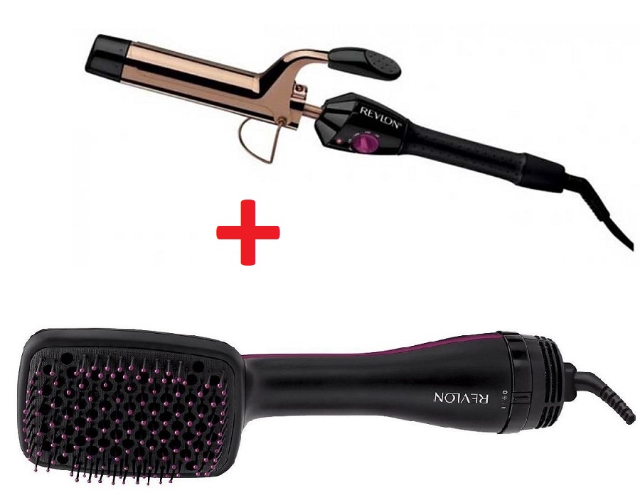 Revlon Hair Dryer RVDR5212ARB + Hair Curler RVIR1159ARB