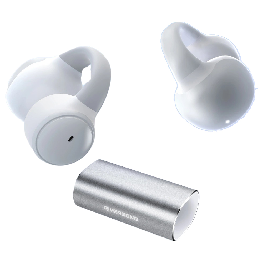 Riversong Air Clip L3 True Wireless Earbuds Silver