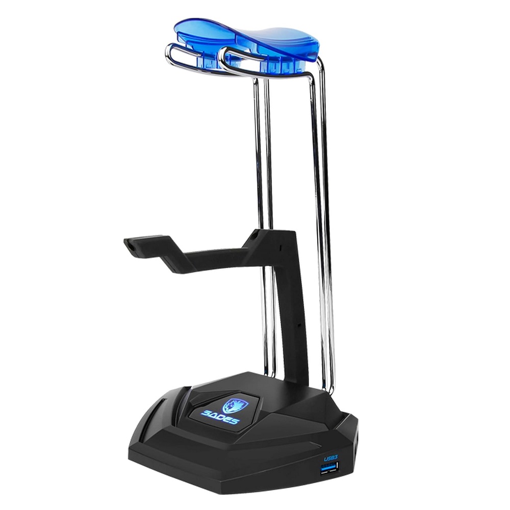 Sades Anubis Staff Multifunction Headset Stand W10 Black