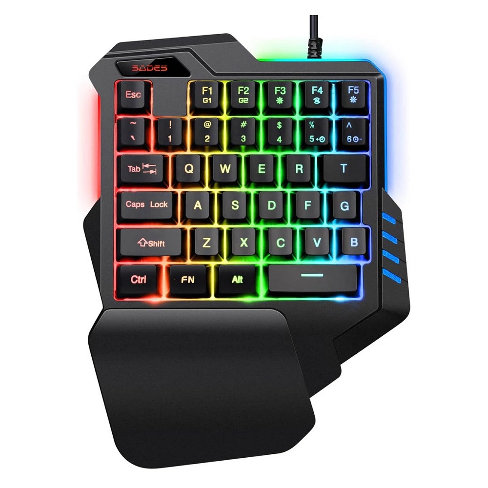 Sades One-handed Wired Mechanical Mini Gaming Keyboard TS-36