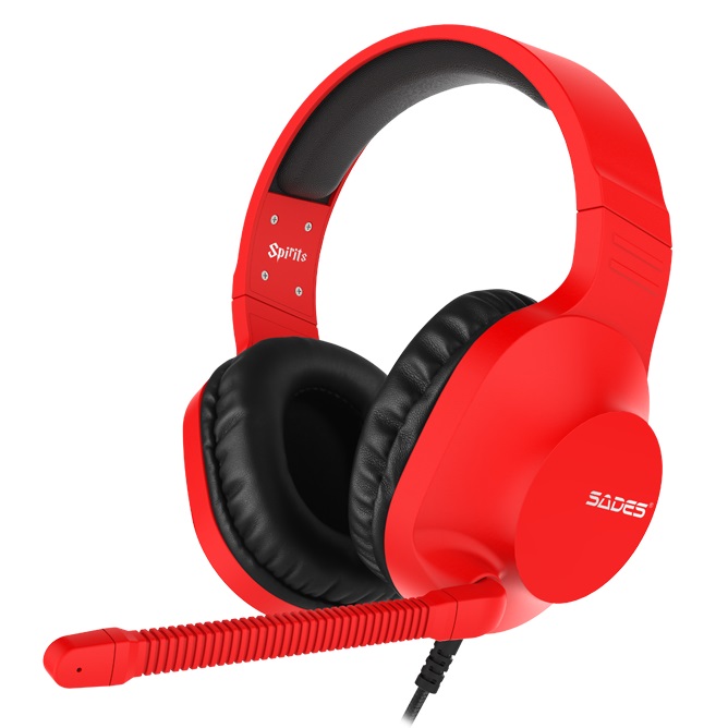 Sades Spirits Wired Gaming Headset SA-721 Red