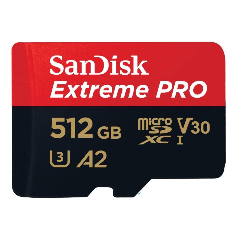 SanDisk 512GB Extreme PRO SDHC Memory Card SDSQXCD-512G