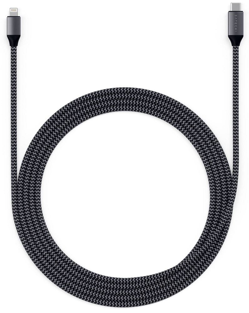 Satechi USB-C To Lightning Charging Cable 1.8M ST-TCL18M BlK