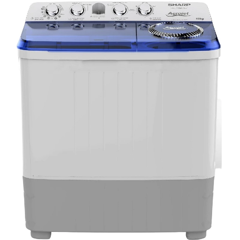 Sharp Twin Tub Washer 10kg Dryer 6.5kg ES-T106APK-Z White
